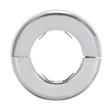 Eastman 25744 2-1/8 in. OD Heavy Duty Split Escutcheon Floor and Ceiling Plate Chrome Plated - 2