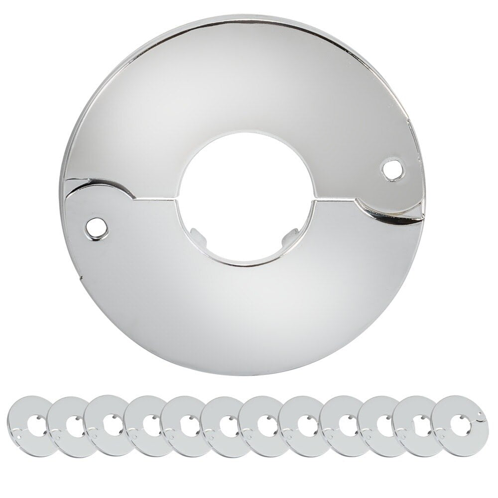 Eastman 25747 1 in IPS Chrome Plated Steel Floor and Ceiling Escutcheon
