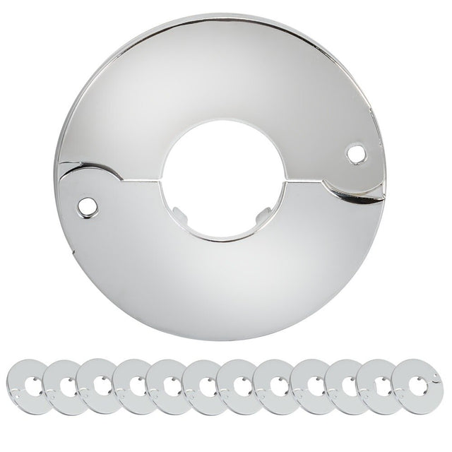 Eastman 25747 1 in IPS Chrome Plated Steel Floor and Ceiling Escutcheon