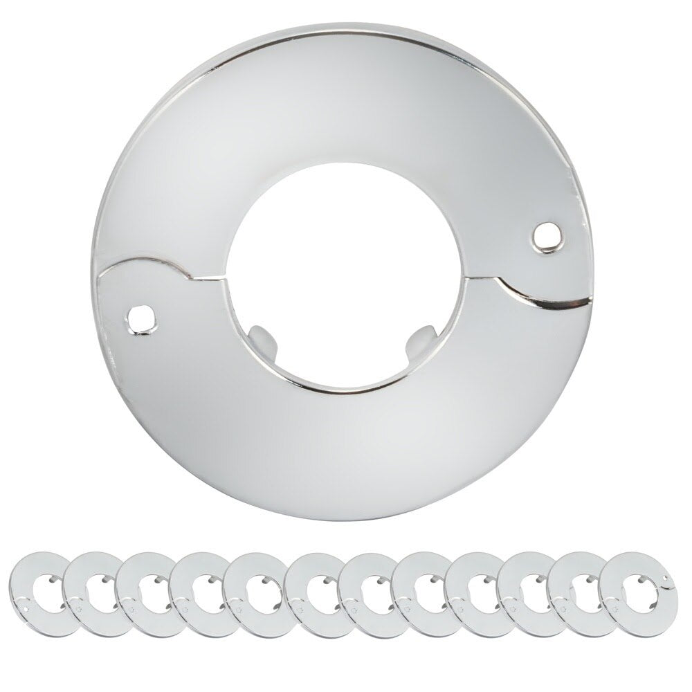 Eastman 25749 1-1/4 in. IPS Chrome Plated Steel Escutcheon Ring for Floor and Ceiling