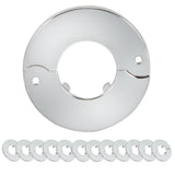 Eastman 25749 1-1/4 in. IPS Chrome Plated Steel Escutcheon Ring for Floor and Ceiling