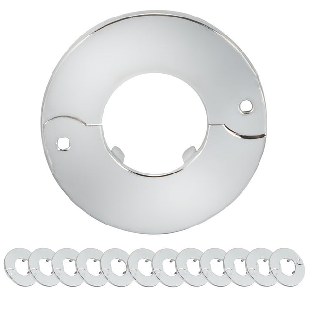 Eastman 25749 1-1/4 in. IPS Chrome Plated Steel Escutcheon Ring for Floor and Ceiling