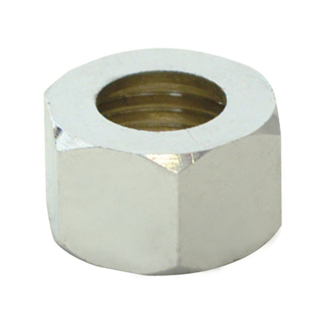 Eastman 25831LF 3/8 in. OD Chrome Plated Brass Compression Nut Fitting