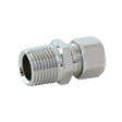 Eastman 25842LF 3/8 in. OD x 1/2 in. MIP Lead-Free Brass Chrome Plated Connector Fitting