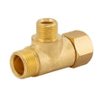 Eastman 25881LF 3/8 in. OD x 3/8 in. OD x 1/4 in. OD Lead Free Brass Add An Outlet Adapter