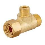 Eastman 25881LF 3/8 in. OD x 3/8 in. OD x 1/4 in. OD Lead Free Brass Add An Outlet Adapter - 3