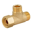 Eastman 25882LF 3/8 in OD x 3/8 in OD x 3/8 in OD Lead Free Brass Compression Add-An-Outlet Adapter