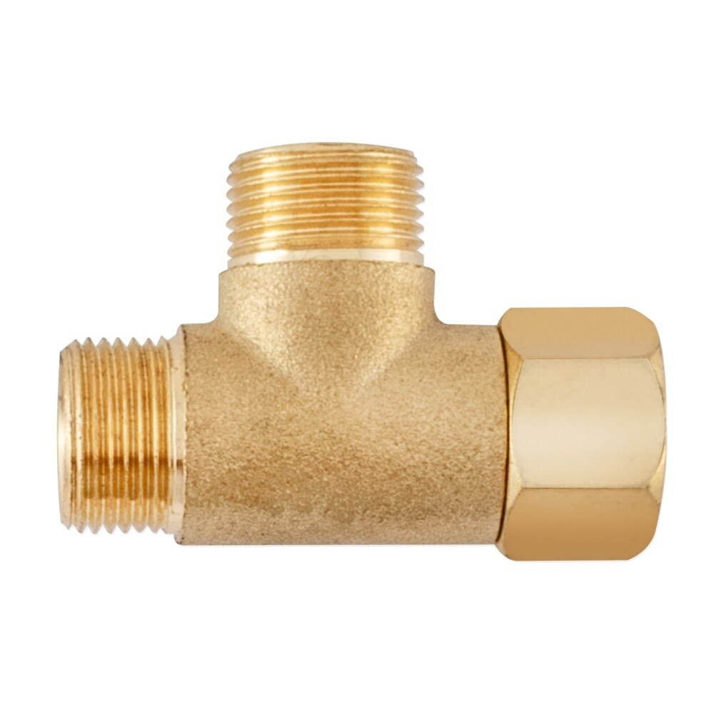 Eastman 25882LF 3/8 in OD x 3/8 in OD x 3/8 in OD Lead Free Brass Compression Add-An-Outlet Adapter - 2