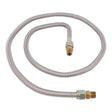 Eastman 30SS505072 5/8 in. OD x 72 in. Stainless Steel Gas Connector with 1/2 in. MIP x 1/2 in. MIP Ends