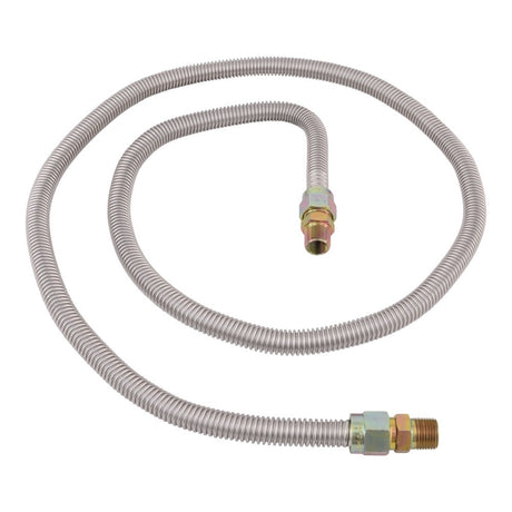 Eastman 30SS505072 5/8 in. OD x 72 in. Stainless Steel Gas Connector with 1/2 in. MIP x 1/2 in. MIP Ends