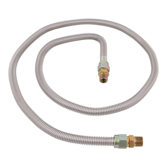 Eastman 30SS505072 5/8 in. OD x 72 in. Stainless Steel Gas Connector with 1/2 in. MIP x 1/2 in. MIP Ends