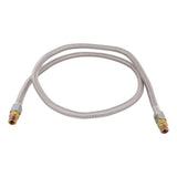 Eastman 30SS505072 5/8 in. OD x 72 in. Stainless Steel Gas Connector with 1/2 in. MIP x 1/2 in. MIP Ends - 3