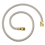 Eastman 30SS555460 5/8 in OD x 60 in Stainless Steel Gas Connector with 3/4 in FIP x 3/4 in MIP