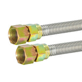Eastman 30SS555548 5/8 in. OD x 48 in. Stainless Steel Gas Connector with 3/4 in. FIP x 3/4 in. FIP Ends - 2