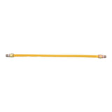Eastman 30YE505030 5/8 in OD x 30 in Yellow Epoxy Coated Gas Connector 1/2 in MIP x 1/2 in MIP - 2