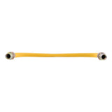 Eastman 30YE505030 5/8 in OD x 30 in Yellow Epoxy Coated Gas Connector 1/2 in MIP x 1/2 in MIP - 3