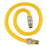 Eastman 30YE505036B 36 in. 5/8 in. OD Stainless Steel Gas Connector with 1/2 in. MIP Ends