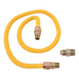 Eastman 30YE50505448K 5/8 in. OD 48 in. Yellow Stainless Steel Gas Range Kit with Leak Detector