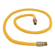 Eastman 30YE505060 5/8 in OD 60 in Yellow Coated Stainless Steel Gas Connector with 1/2 in MIP Ends