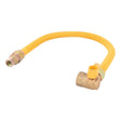 Eastman 30YE507324 5/8 in. OD x 24 in. Coated Stainless Steel Gas Connector with Angle Ball Valve