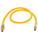 Eastman 30YE50V060B 60 in. 5/8 in. OD Stainless Steel Gas Connector with EFV and 1/2 in. MIP Ends - 2