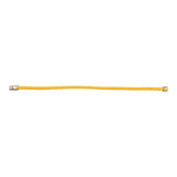 Eastman 30YE515136 5/8 in OD 36 in Yellow Coated Stainless Steel Gas Connector 1/2 in FIP x 1/2 in FIP - 2