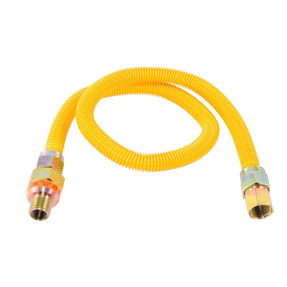 Eastman 30YE51V036B 5/8 in. OD 36 in. EFV Gas Connector with 1/2 in. FIP x 1/2 in. MIP - 2