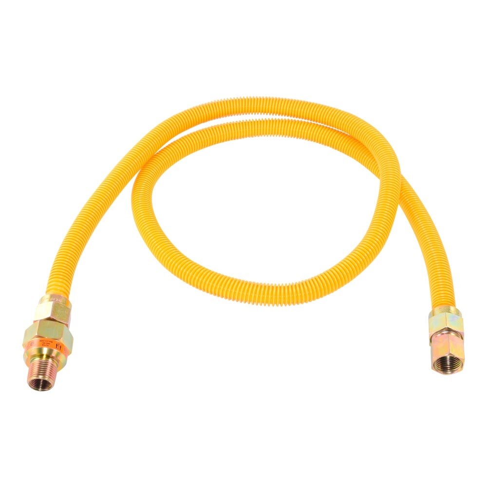 Eastman 30YE51V060B 5/8 in OD x 60 in ArmorBoost EFV Gas Connector 1/2 in FIP x 1/2 in MIP - 2