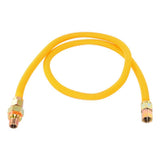 Eastman 30YE51V060B 5/8 in OD x 60 in ArmorBoost EFV Gas Connector 1/2 in FIP x 1/2 in MIP - 2