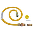Eastman 30YE54V45048K 5/8 in x 48 in Epoxy Coated Stainless Steel Gas Range Installation Kit with EFV