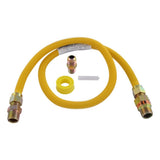 Eastman 30YE54V45048K 5/8 in x 48 in Epoxy Coated Stainless Steel Gas Range Installation Kit with EFV - 2