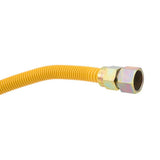 Eastman 30YE555448 48 in 5/8 in OD Yellow Stainless Steel Gas Connector for Ranges and Boilers - 2