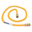 Eastman 30YE555460 5/8 in OD 60 in Yellow Stainless Steel Gas Connector 3/4 in FIP x 3/4 in MIP