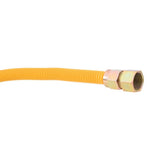 Eastman 30YE555460 5/8 in OD 60 in Yellow Stainless Steel Gas Connector 3/4 in FIP x 3/4 in MIP - 2