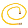 Eastman 30YE555472B 5/8 in OD x 72 in Stainless Steel Gas Connector with 3/4 in FIP x 3/4 in MIP