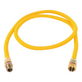 Eastman 30YE555472B 5/8 in OD x 72 in Stainless Steel Gas Connector with 3/4 in FIP x 3/4 in MIP - 2
