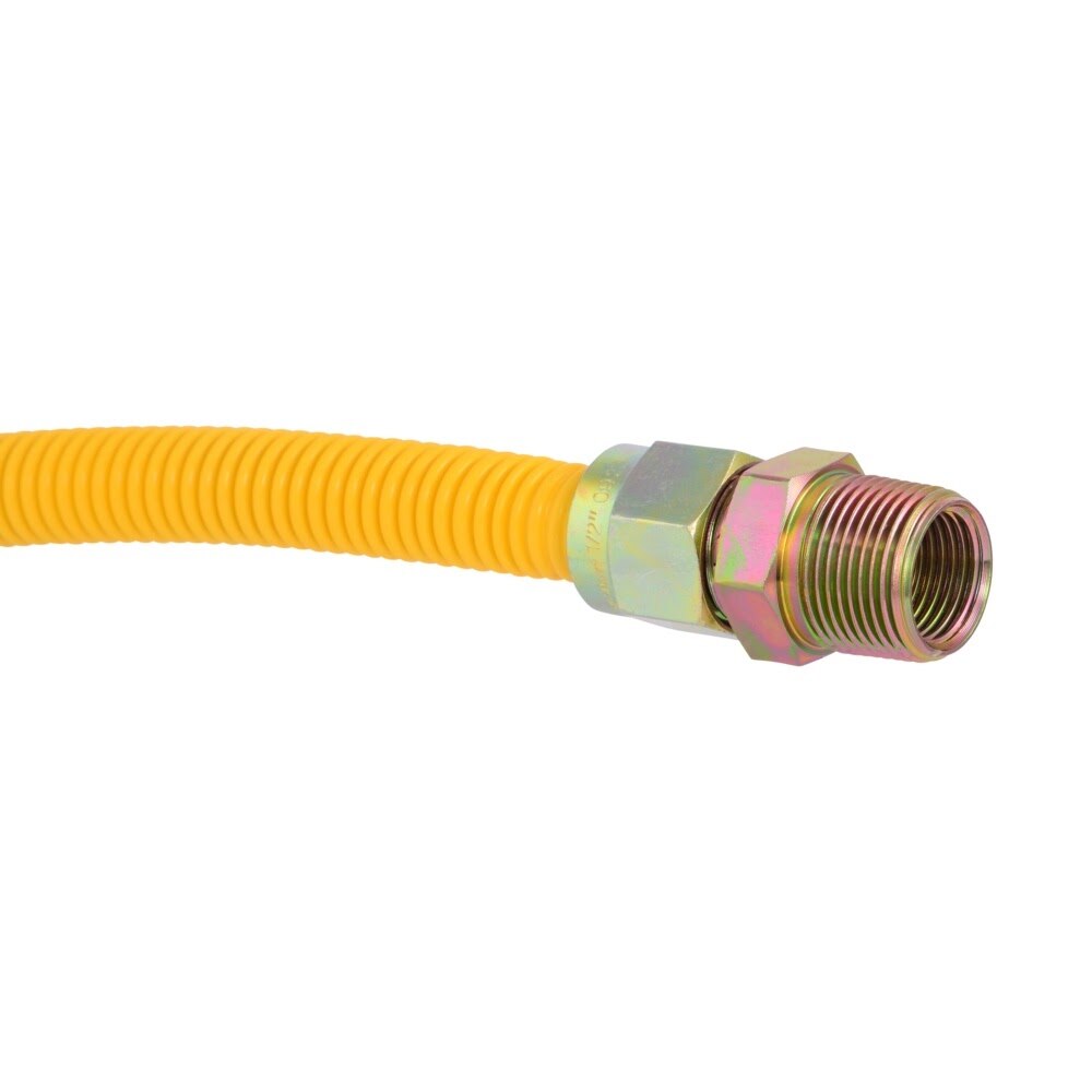 Eastman 30YE555472B 5/8 in OD x 72 in Stainless Steel Gas Connector with 3/4 in FIP x 3/4 in MIP - 3