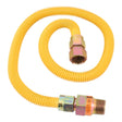 Eastman 30YE55V436B 5/8 in OD 36 in Yellow Stainless Steel Gas Connector 3/4 in FIP x 3/4 in MIP EFV