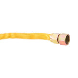 Eastman 30YE55V436B 5/8 in OD 36 in Yellow Stainless Steel Gas Connector 3/4 in FIP x 3/4 in MIP EFV - 2