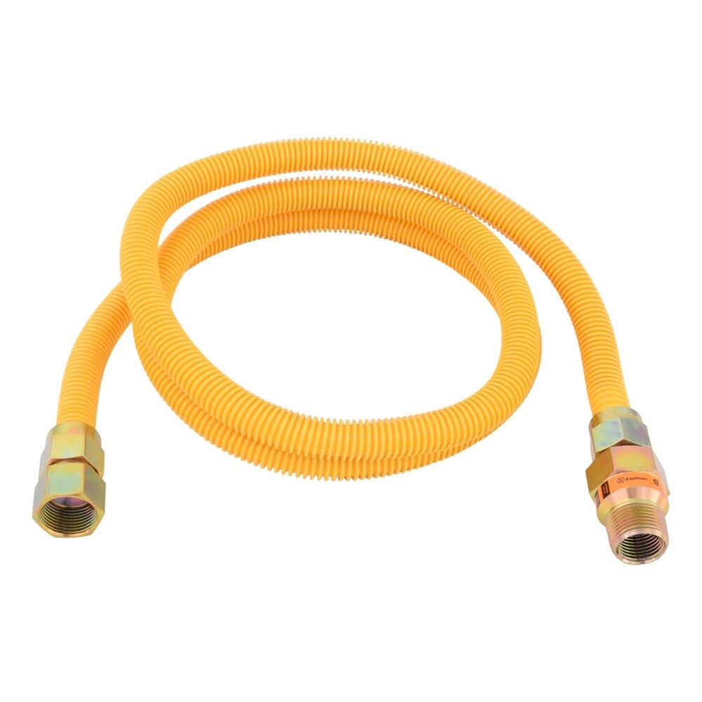 Eastman 30YE55V472B 72 in Stainless Steel Gas Connector with 3/4 in FIP x 3/4 in MIP EFV - 3