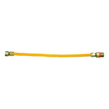 Eastman 30YE55V524B 5/8 in OD x 24 in Stainless Steel Gas Connector with 3/4 in FIP Ends and EFV - 2