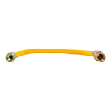 Eastman 30YE55V524B 5/8 in OD x 24 in Stainless Steel Gas Connector with 3/4 in FIP Ends and EFV - 3