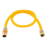 Eastman 30YE55V548B 5/8 in. OD x 48 in. Stainless Steel Gas Connector with 3/4 in. FIP EFV - 2