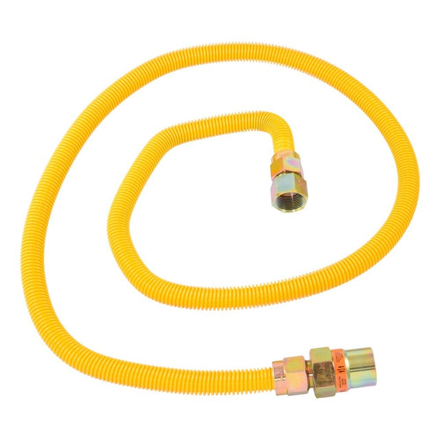 Eastman 30YE55V560B 5/8 in. x 60 in. Stainless Steel Gas Connector with 3/4 in. FIP x 3/4 in. FIP EFV