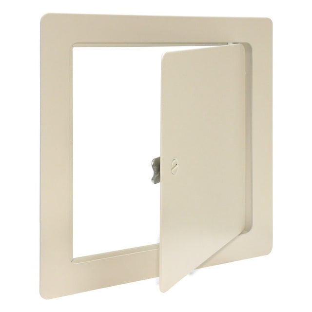 Eastman 34064 12 in. x 12 in. White 16 Gauge Metal Plumbing Access Panel