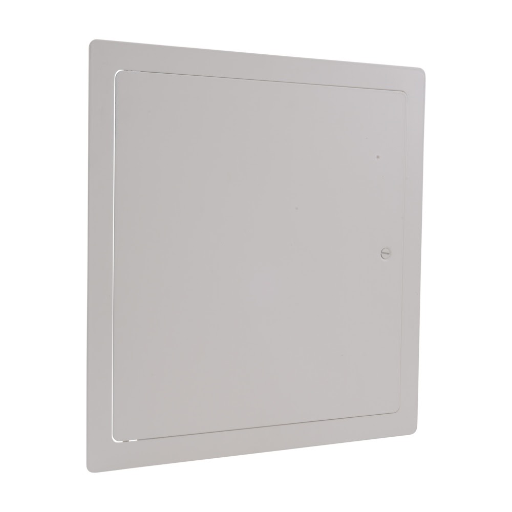 Eastman 34066 14 in. x 14 in. White 16 Gauge Metal Plumbing Access Panel - 2