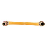Eastman 40YE545024 1 in. OD x 24 in. Yellow Stainless Steel Gas Connector 3/4 in. MIP x 1/2 in. MIP - 3