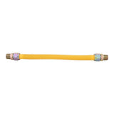 Eastman 40YE545418 1 in. OD x 18 in. Yellow Stainless Steel Gas Connector 3/4 in. MIP x 3/4 in. MIP - 2