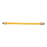 Eastman 40YE545424 1 in. x 24 in. Epoxy Coated Stainless Steel Gas Connector 3/4 in. MIP x 3/4 in. MIP - 2