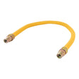 Eastman 40YE545436 1 in OD x 36 in Yellow Coated Stainless Steel Gas Connector with 3/4 in MIP Ends
